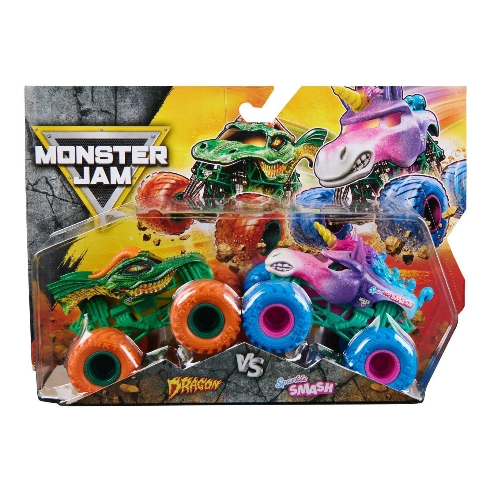 Monster Jam Official 1:64 Scale Die-Cast Monster Trucks 2-Pack