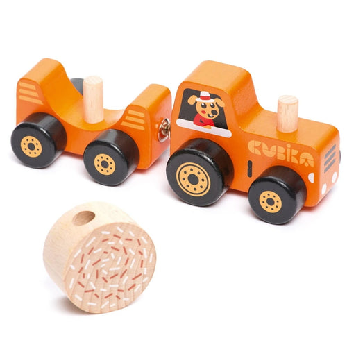 Cubika Wooden Toy Tractor