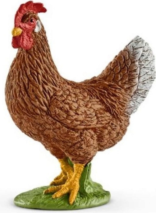 Schleich Farm World Hen Realistic Animal Toy Figurine