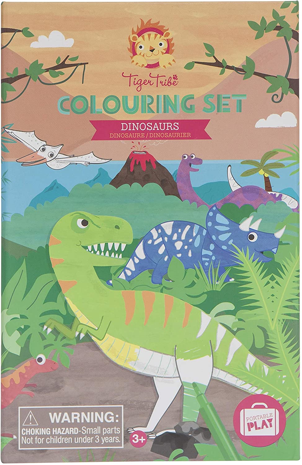 * Dinosaurs Coloring Set