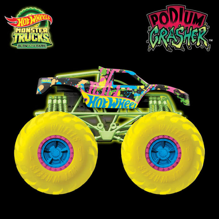 Hot Wheels Monster Toy Truck-Glow in The Dark