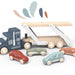 Speedy Monkey SP1013 Wooden Car Transporter Truck Toy