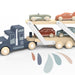 Speedy Monkey SP1013 Wooden Car Transporter Truck Toy