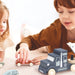 Speedy Monkey SP1013 Wooden Car Transporter Truck Toy