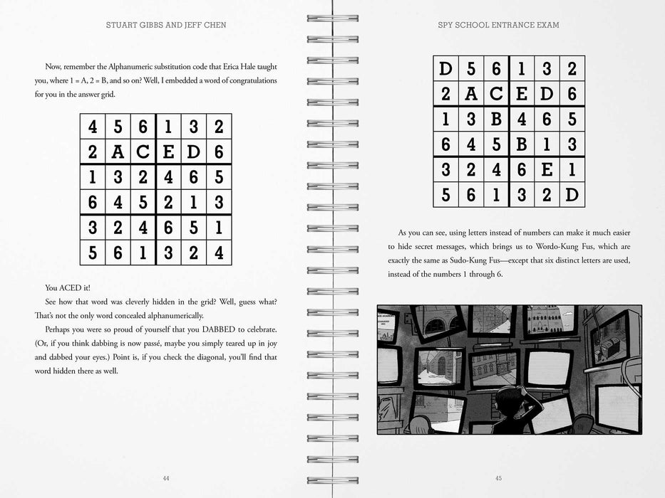 https://d28hgpri8am2if.cloudfront.net/book_images/onix/interior_spreads/9781665951364/spy-school-entrance-exam-9781665951364.in06.jpg