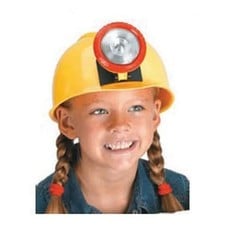 Lighted Miner Helmet