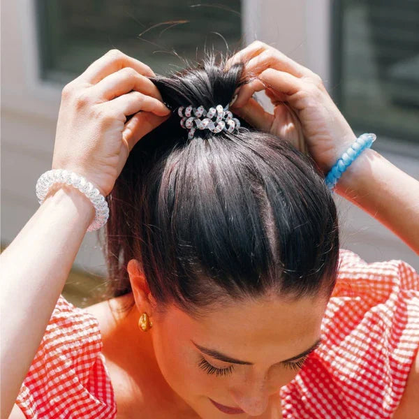 Teleties Sweet Liberty Large Hair Ties Waterproof No-Crease