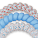 Teleties Sweet Liberty Large Hair Ties Waterproof No-Crease