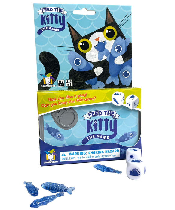 Gamewright Feed the Kitty Game Travel Tin