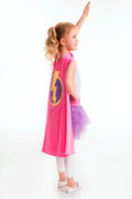 Pink Hero Cape & Mask Costume Set