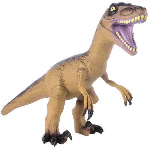 Ginormous Velociraptor Soft PVC Dinosaur Toy Set of 4
