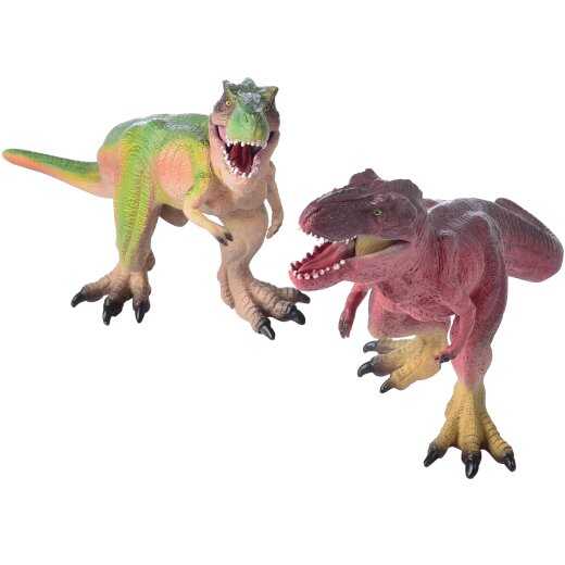 T Rex Moveable Jaws Dinosaur Figure 6 Pack