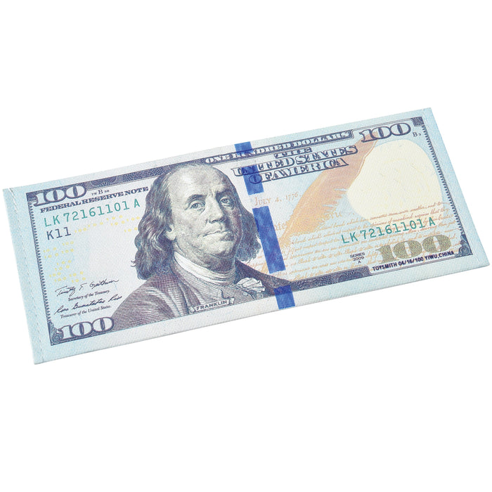 Big Spender Wallet Novelty Polyester Hundred Dollar Bill Design