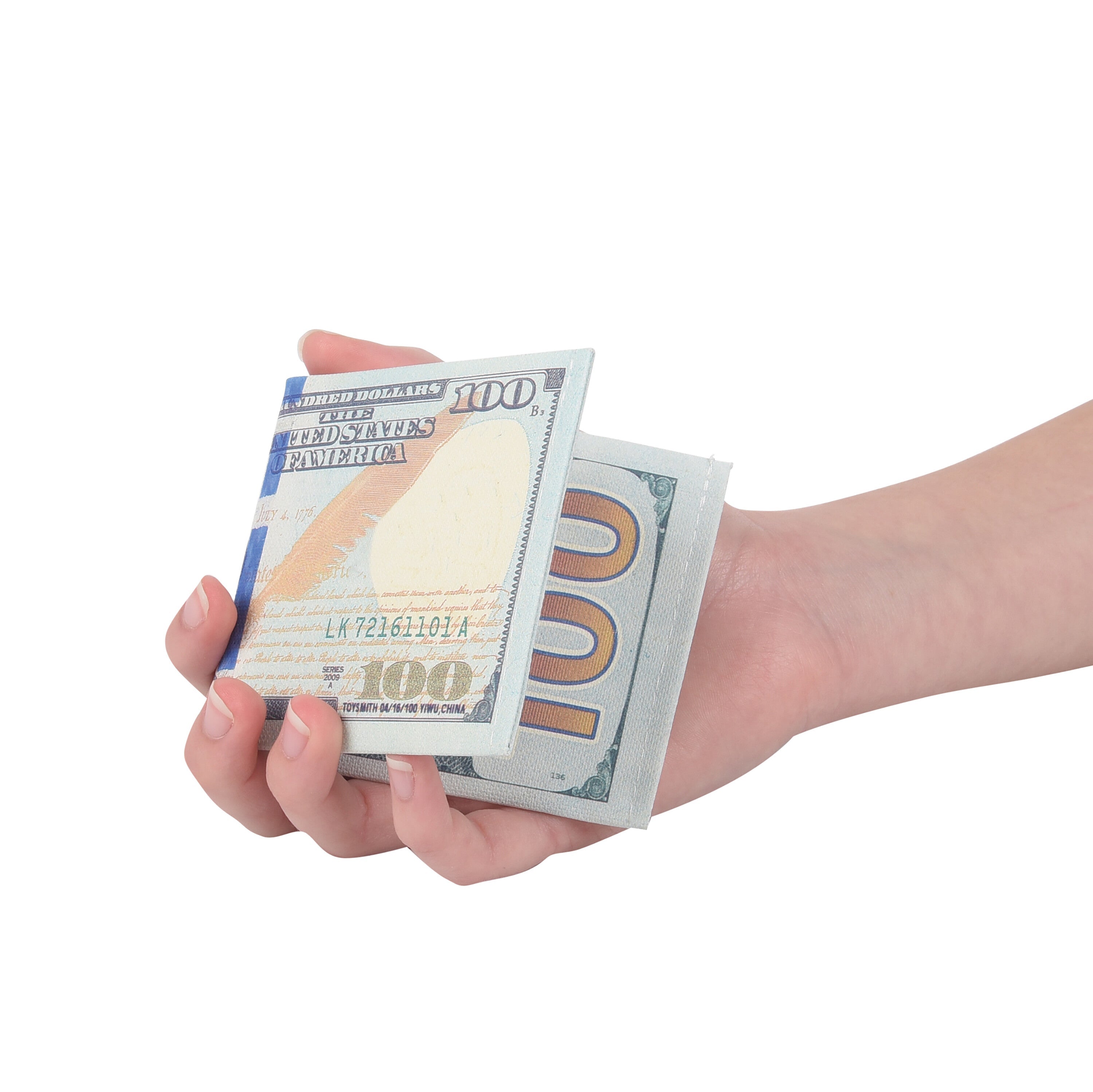 Big Spender Wallet Novelty Polyester Hundred Dollar Bill Design