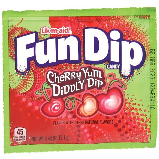 Lik-m-aid Fun Dip Candy 48 Pack Assorted Flavors