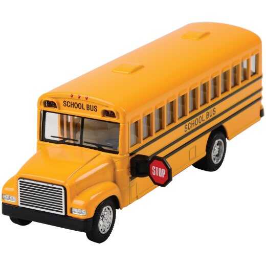 Diecast School Bus  6.5 in