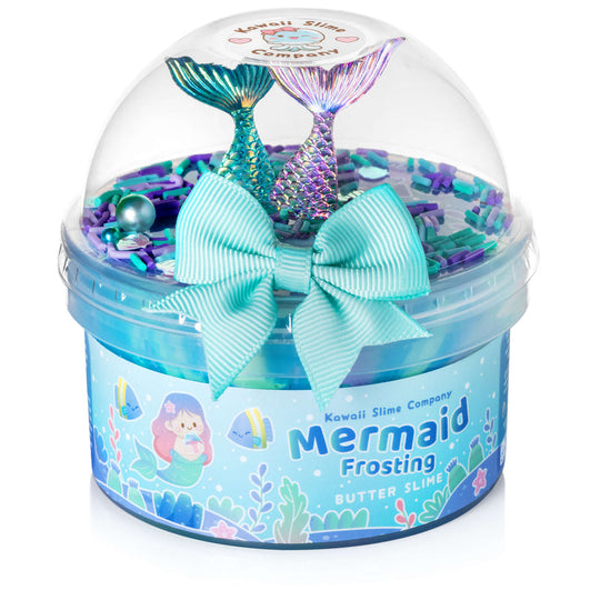 Kawaii Mermaid Frosting Butter Slime