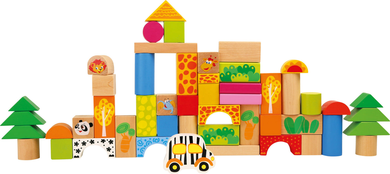 Block Zoo Box Small Foot Wooden~blocks Zoo — Learning Express Gifts