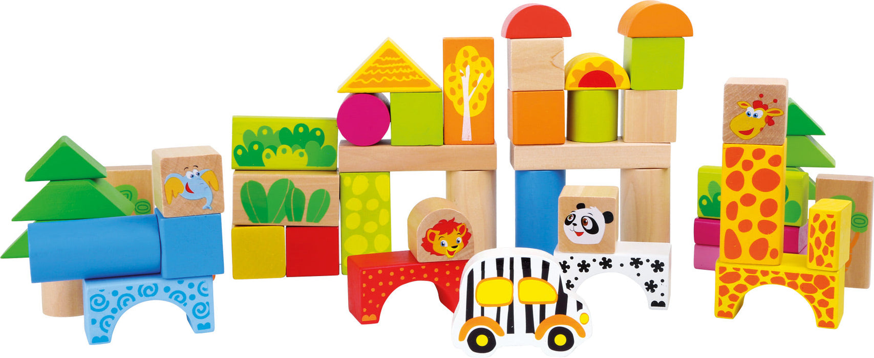 Block Zoo Box Small Foot Wooden~blocks Zoo — Learning Express Gifts