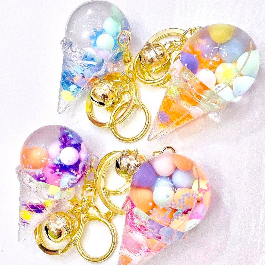 Ice Cream Floaty Keychain Charmcolors May Vary — Learning Express Gifts