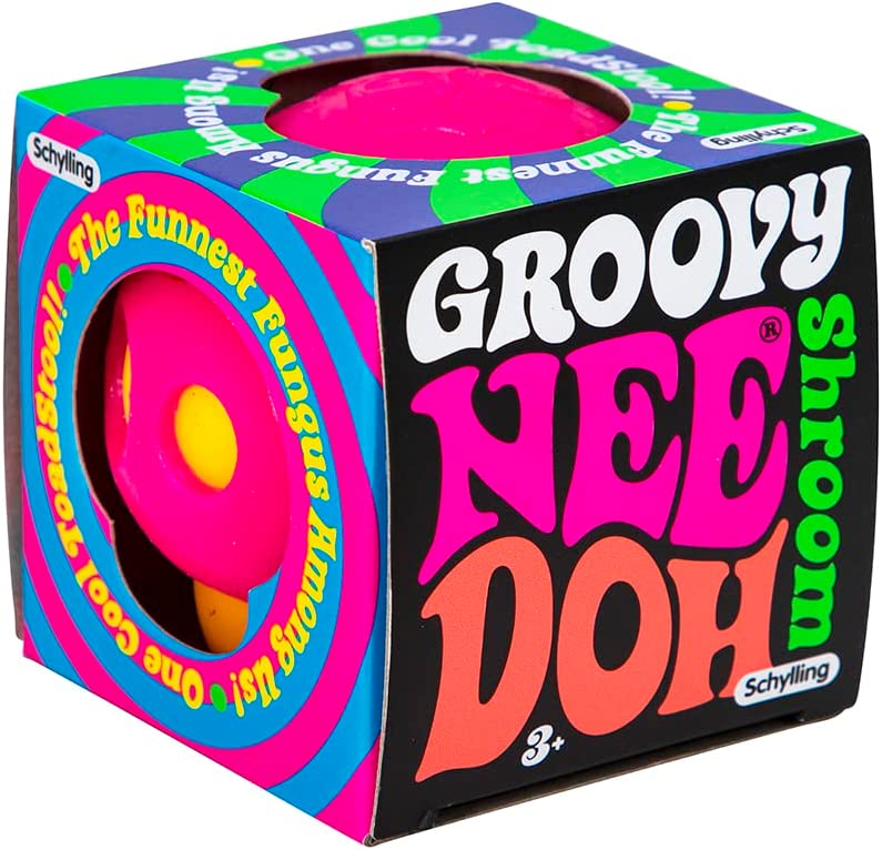 Nee Doh Groovy Mushroom