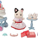Calico Critters Party Time Playset Tuxedo Cat Girl