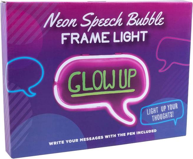 Neon Speech Bubble Light