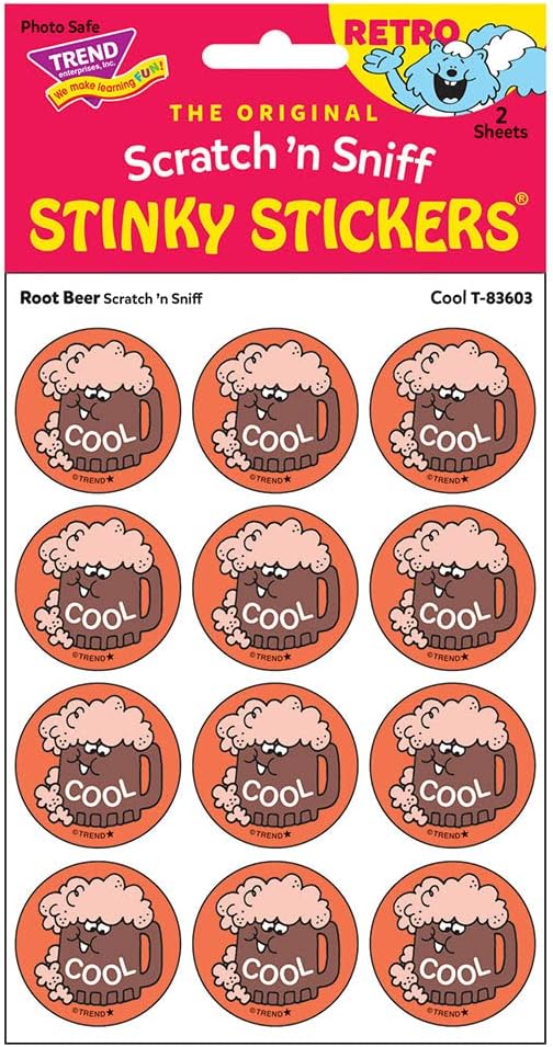 Cool, Root Beer Scratch 'n Sniff Stinky Stickers®