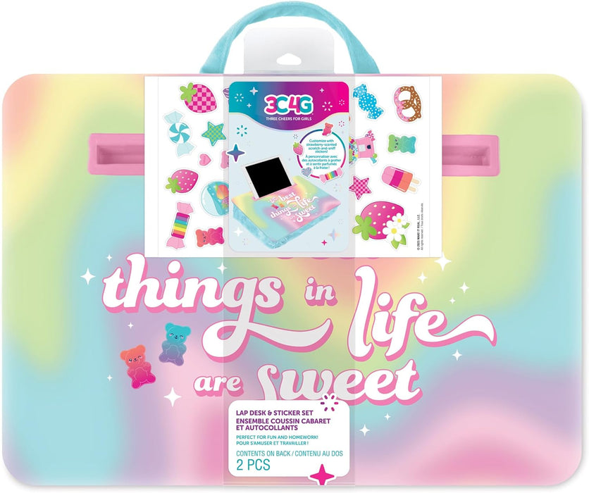 Life Is Sweet Lap Desk and Sticker Set