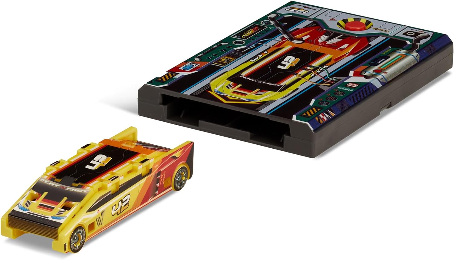 Flat 2 Fast Yellow Car