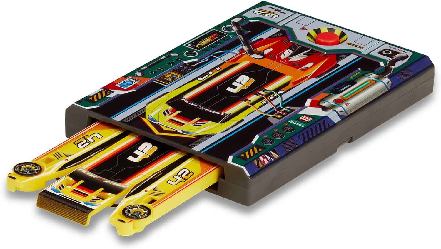 Flat 2 Fast Yellow Car