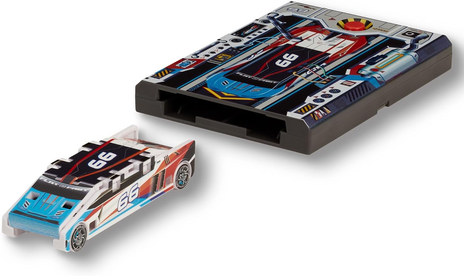 Flat 2 Fast Sky Blue Car