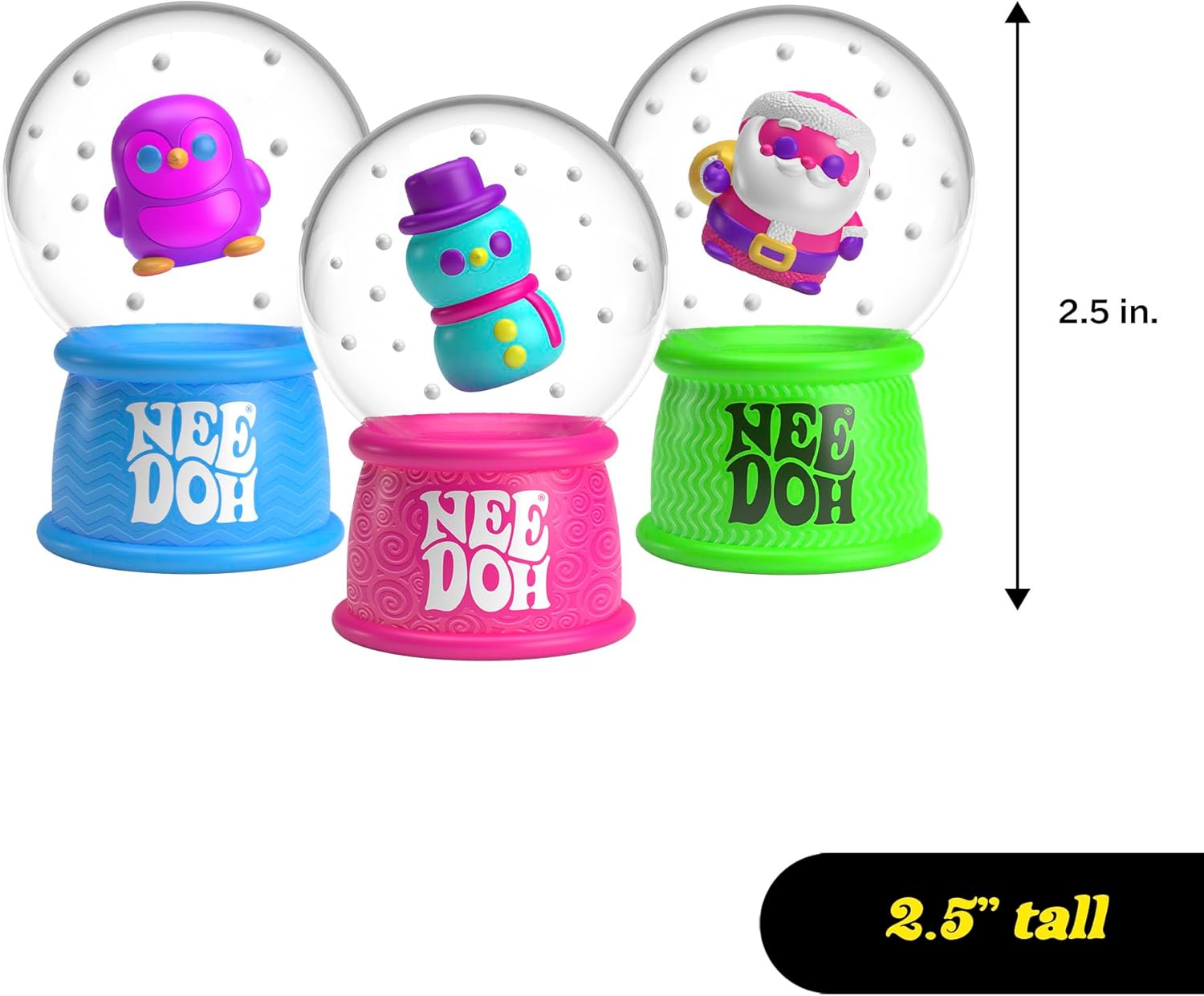 Needoh® Squishmas N Snow Globe