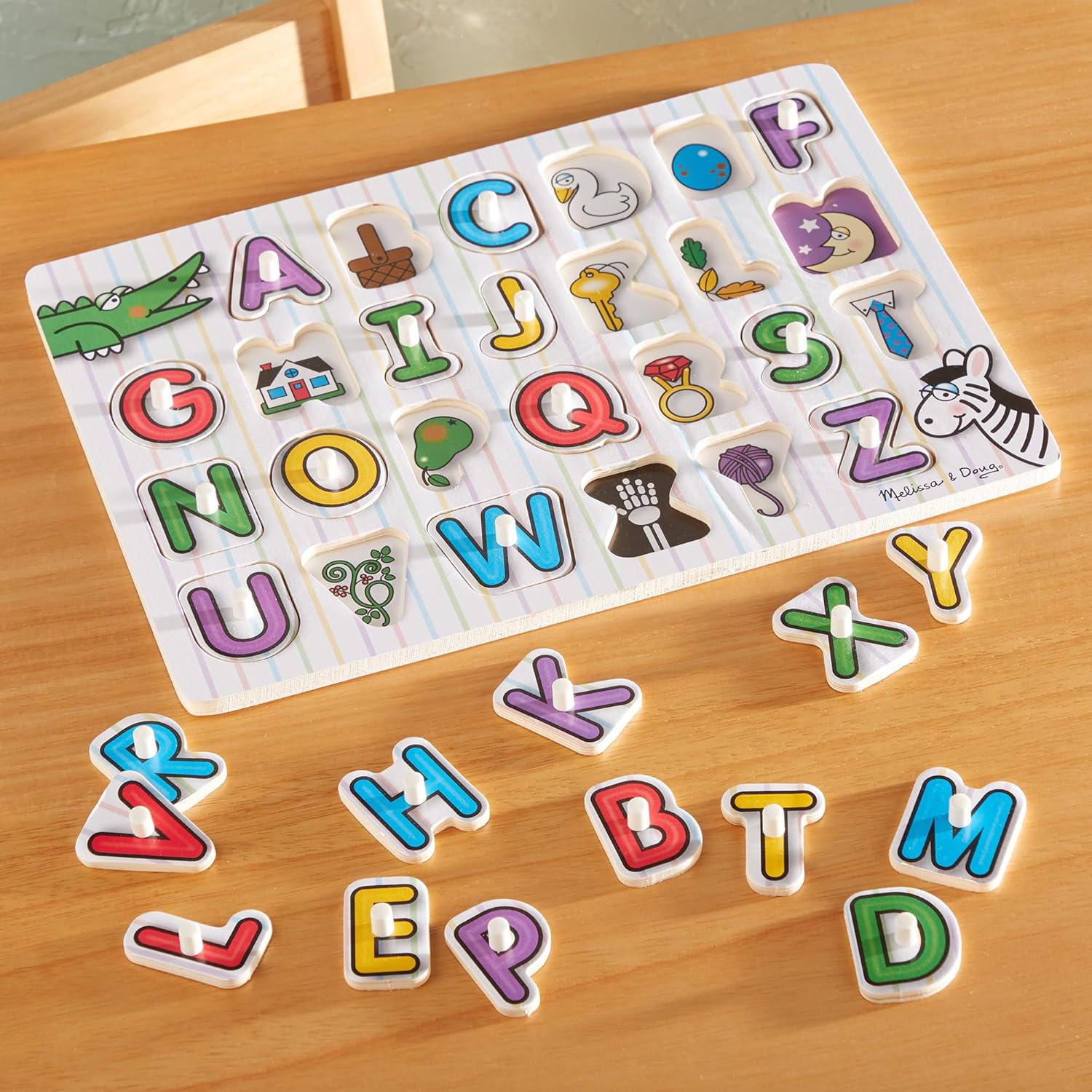 Alphabet Peg Puzzle