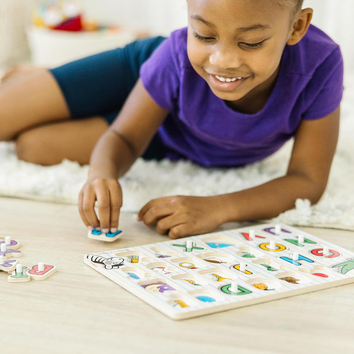 Alphabet Peg Puzzle