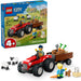 City: Red Farm Tractor with Trailer and Sheep