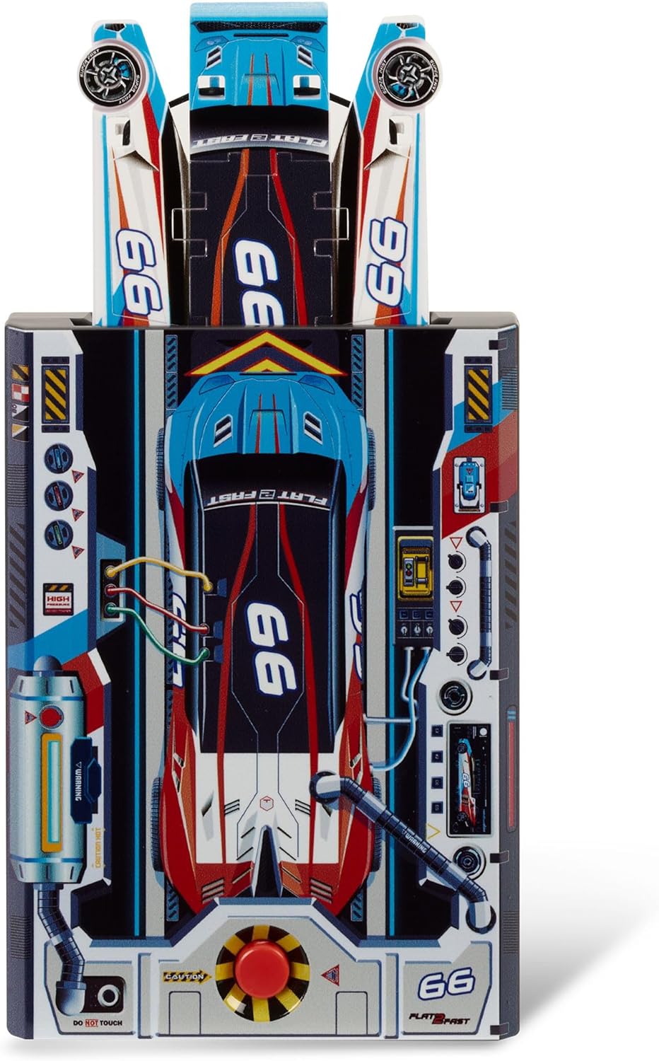 Flat 2 Fast Sky Blue Car