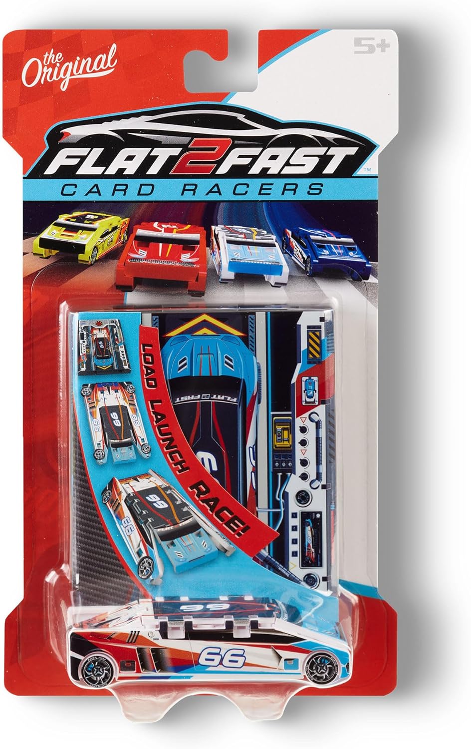 Flat 2 Fast Sky Blue Car