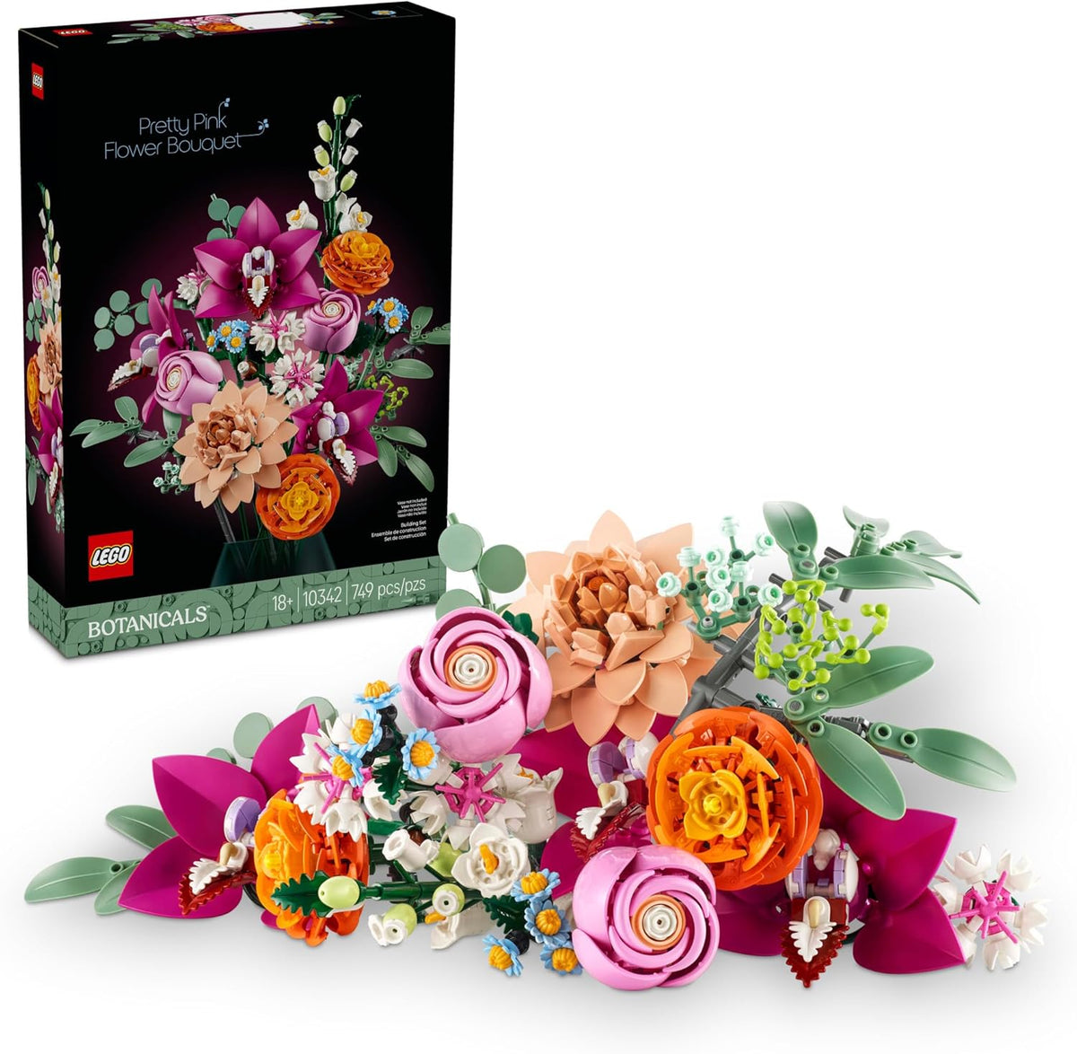 Botanicals Pretty Pink Flowe Bouquet