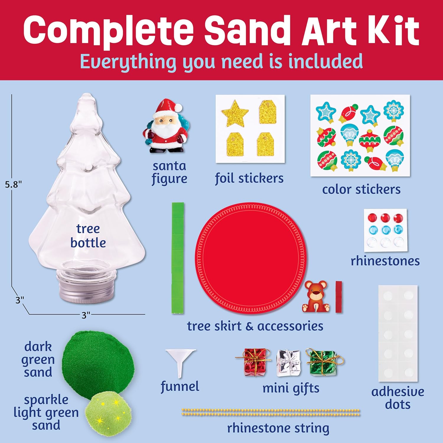 Sand Art Christmas Tree