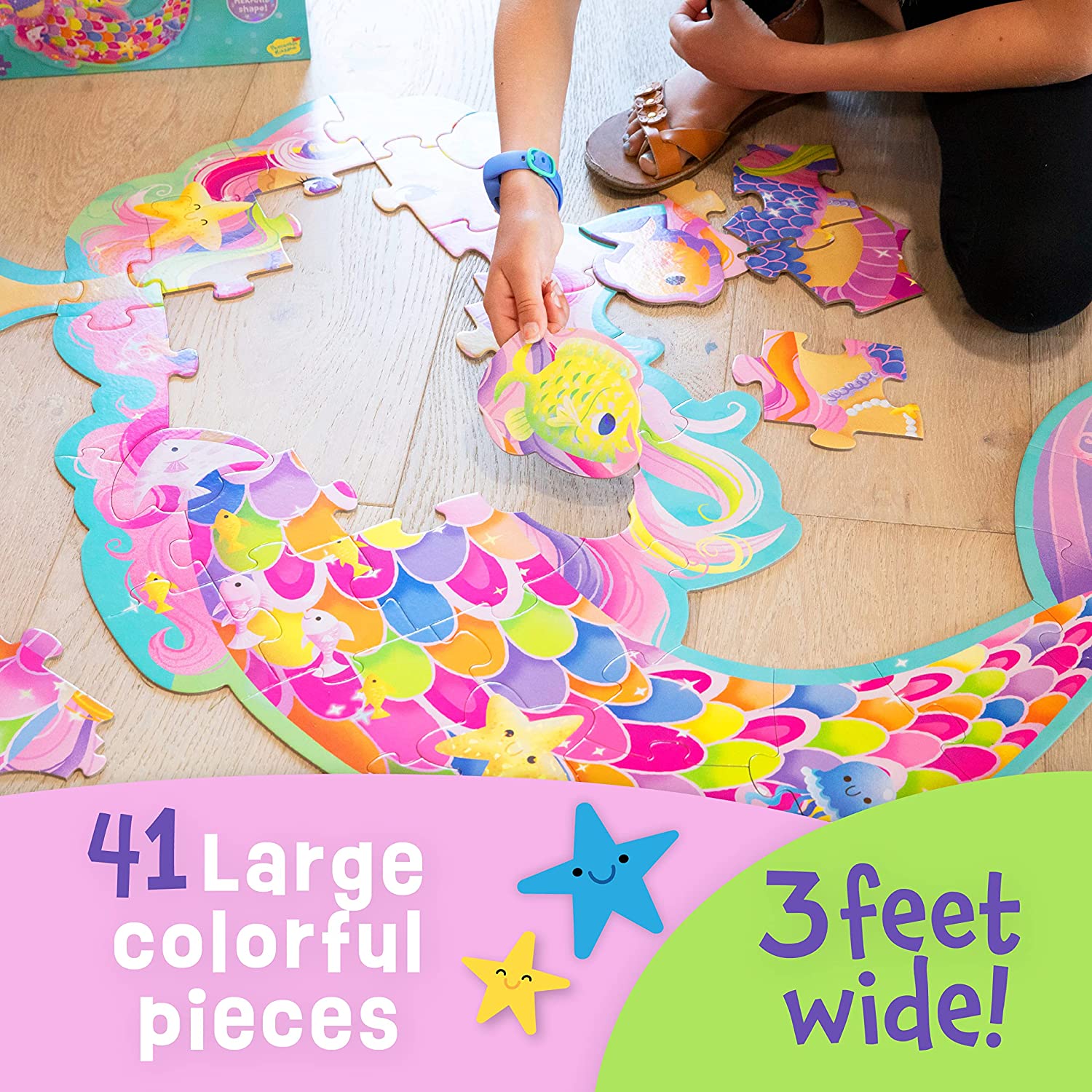 Mermaid Floor Puzzle