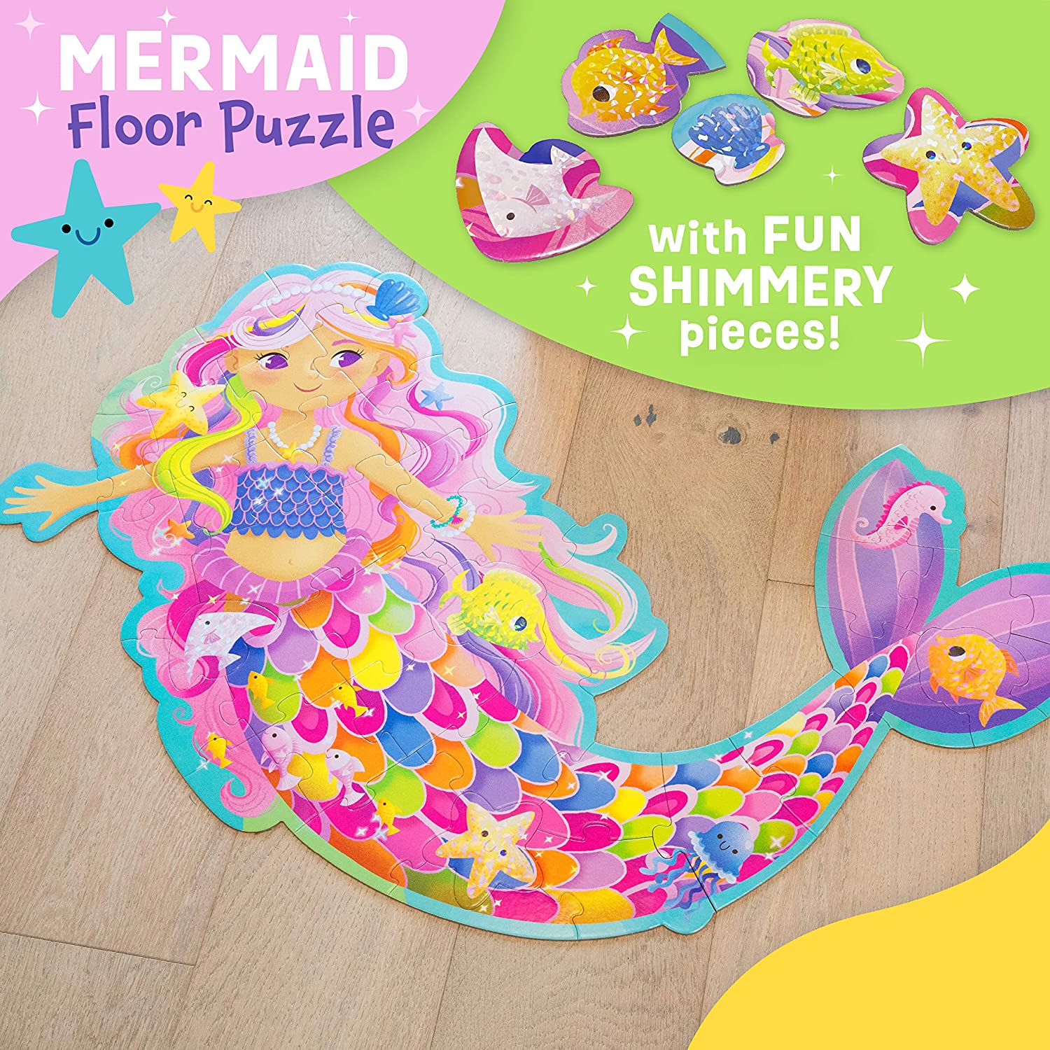 Mermaid Floor Puzzle