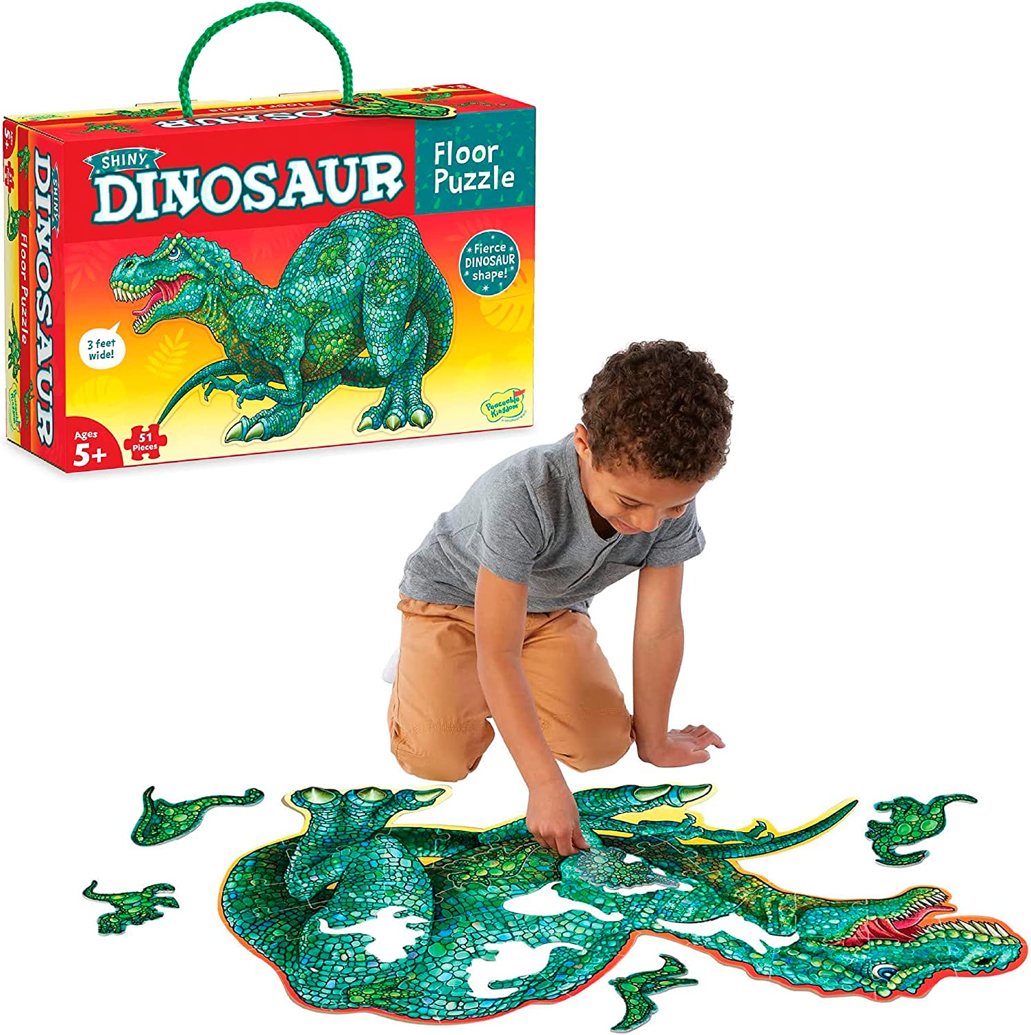 Shiny Dinosaur Puzzle