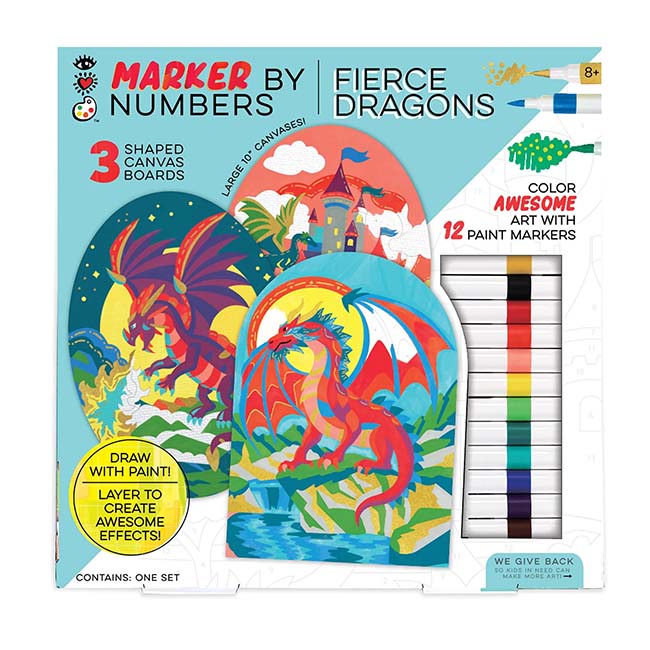 Dragons Marker by Number