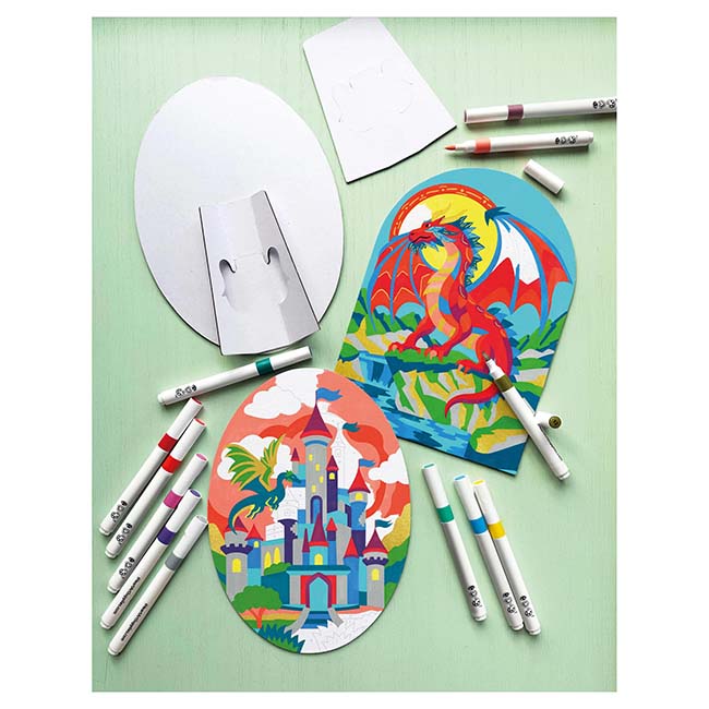 Dragons Marker by Number