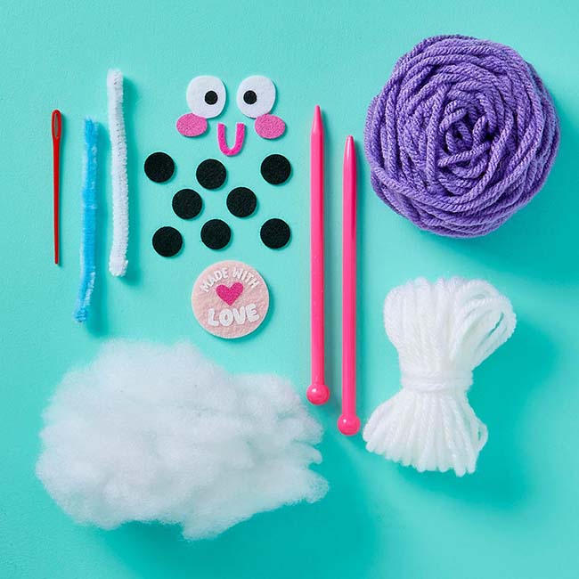 Snack Knit Kit Boba Buddy