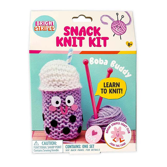 Snack Knit Kit Boba Buddy