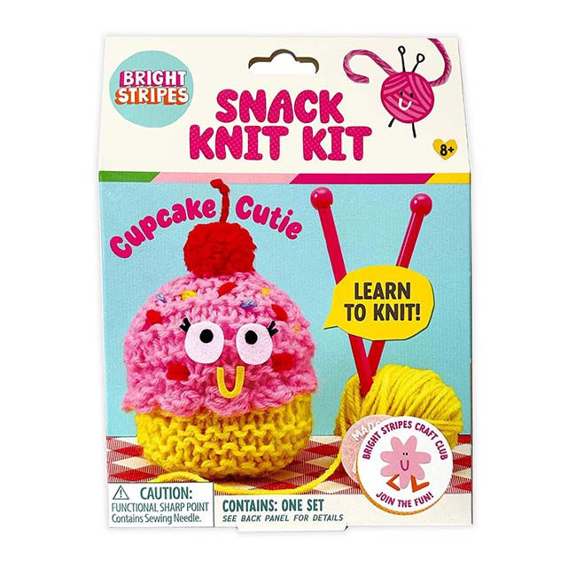 Snack Knit Kit Cupcake