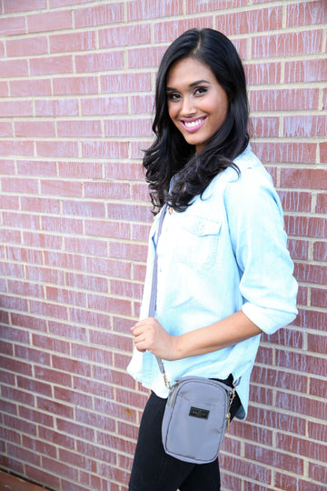 * Kedzie Crossbody Gray