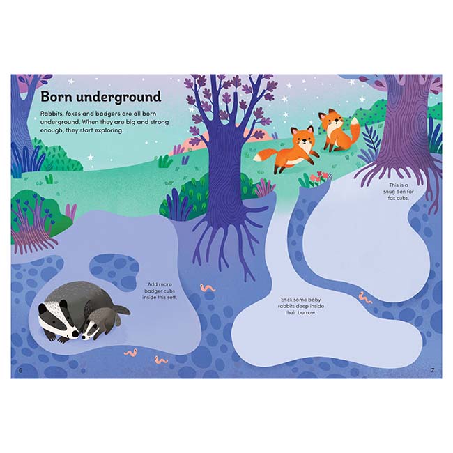 First Sticker Baby Animal